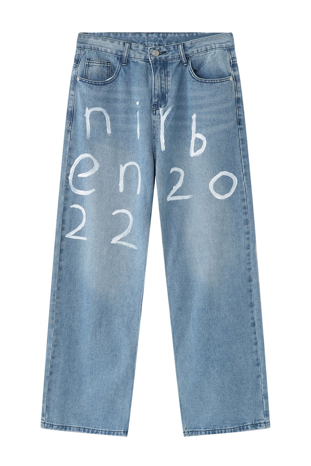 Buy Men's Graffiti Wide Leg Jeans by Faz