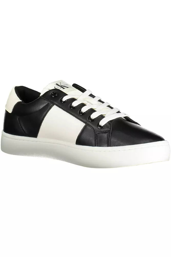 Black Leather Men Sneaker