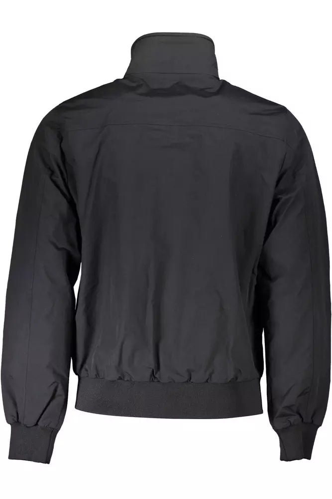 Black Polyamide Men Jacket