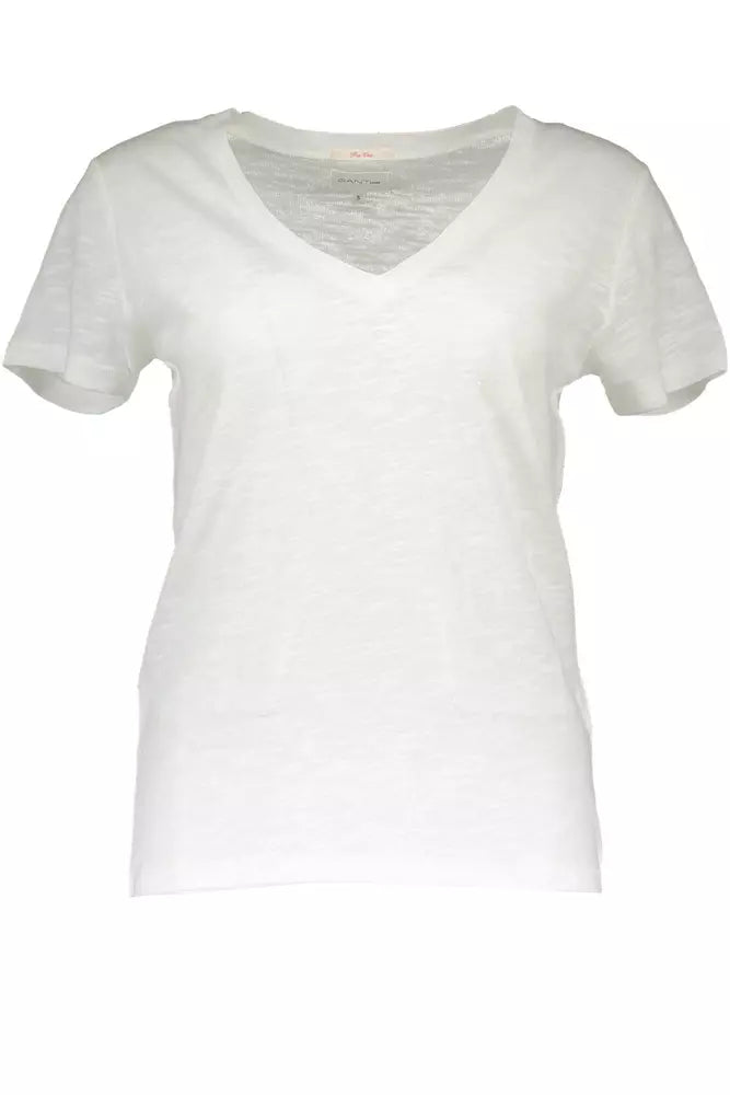 White Cotton Women Top