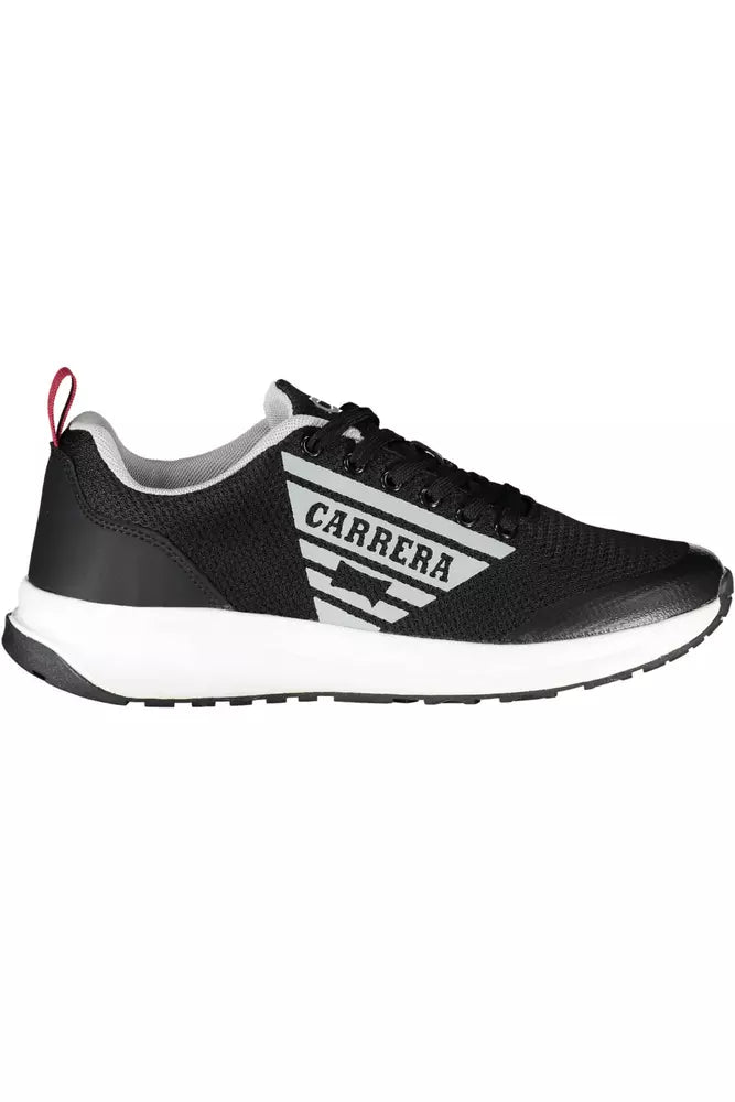 Black Polyethylene Men Sneaker