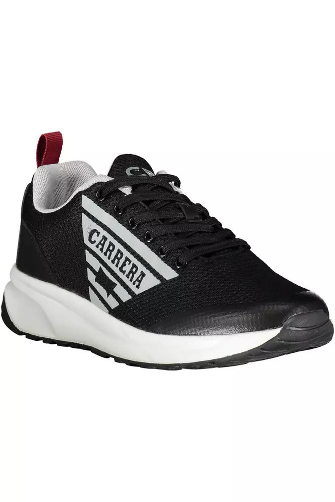 Black Polyethylene Men Sneaker