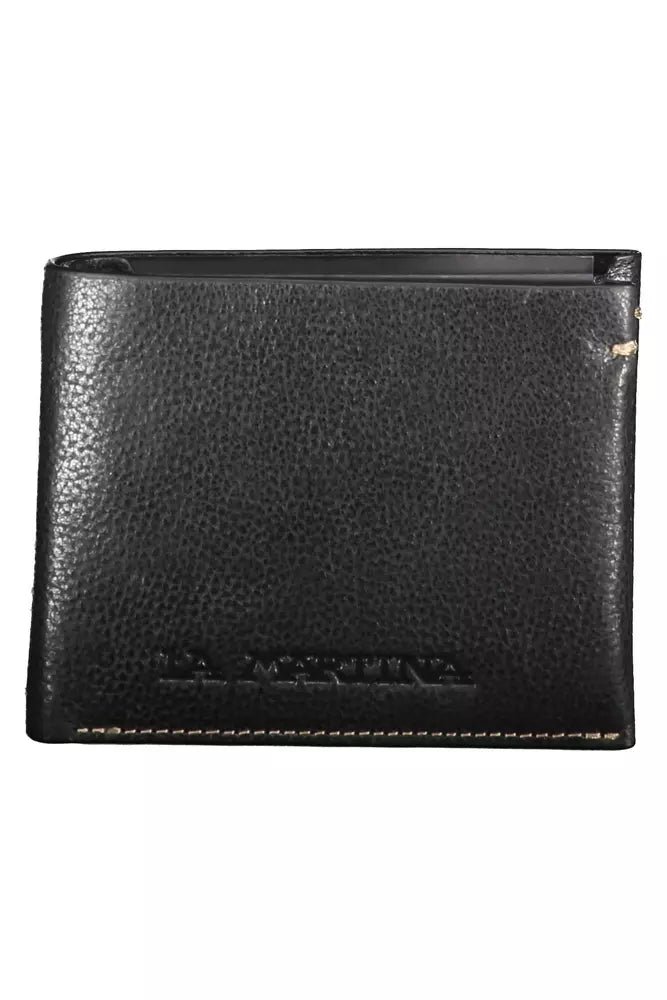 Black Leather Men Wallet