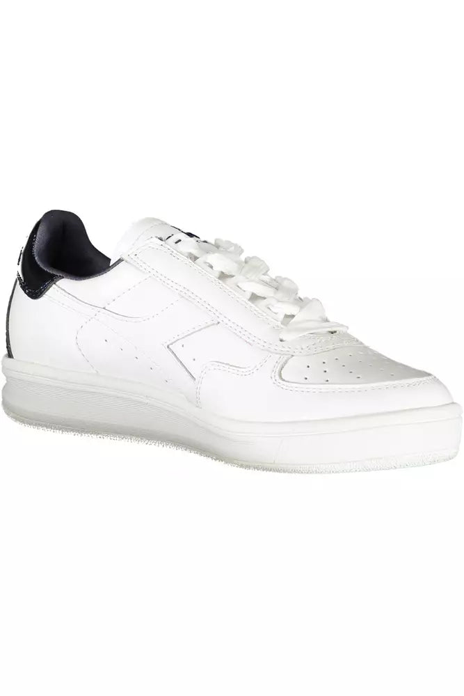 White Leather Women Sneaker