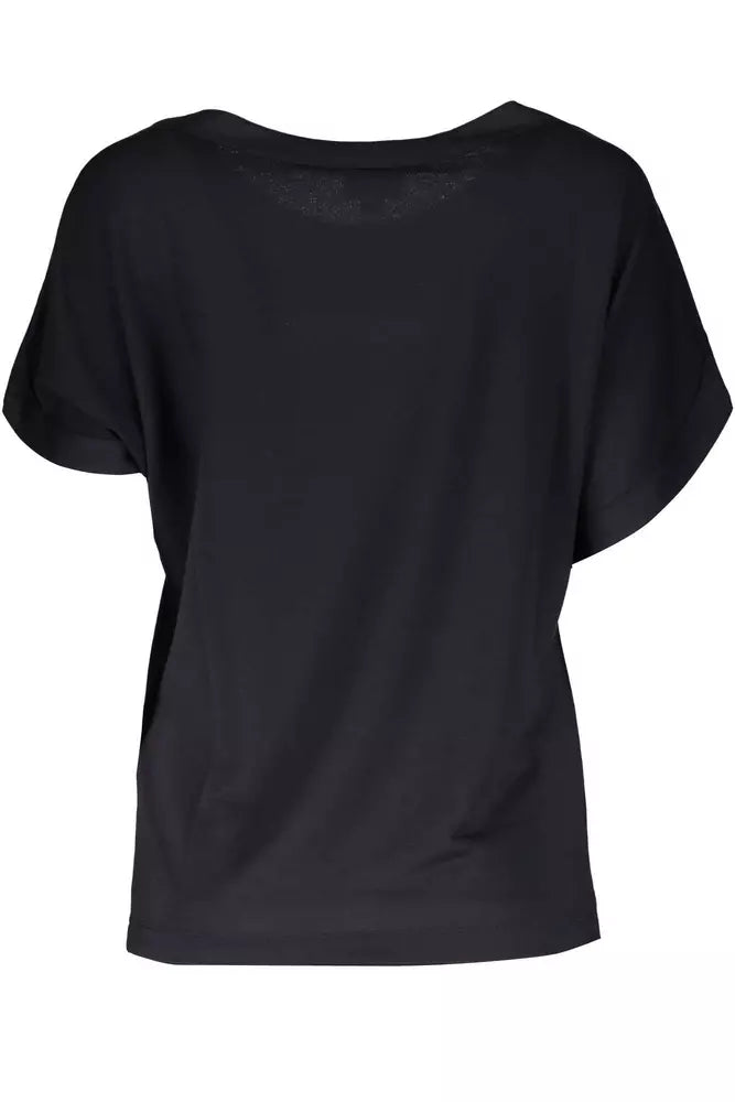 Black Modal Women T-Shirt