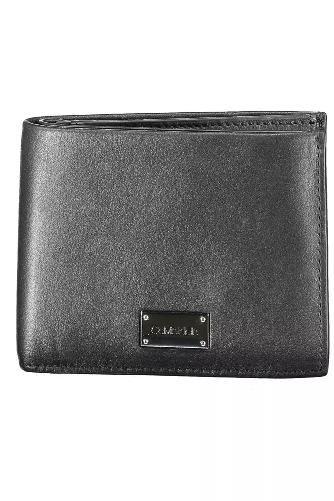 Black Leather Men Wallet