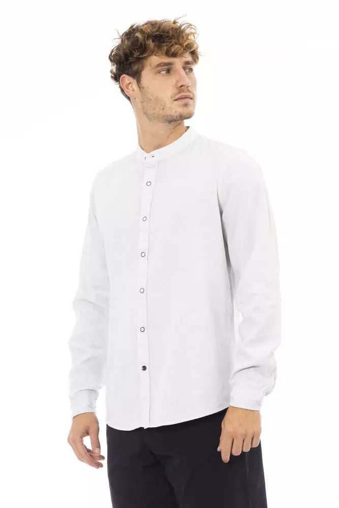 White Linen Men Shirt