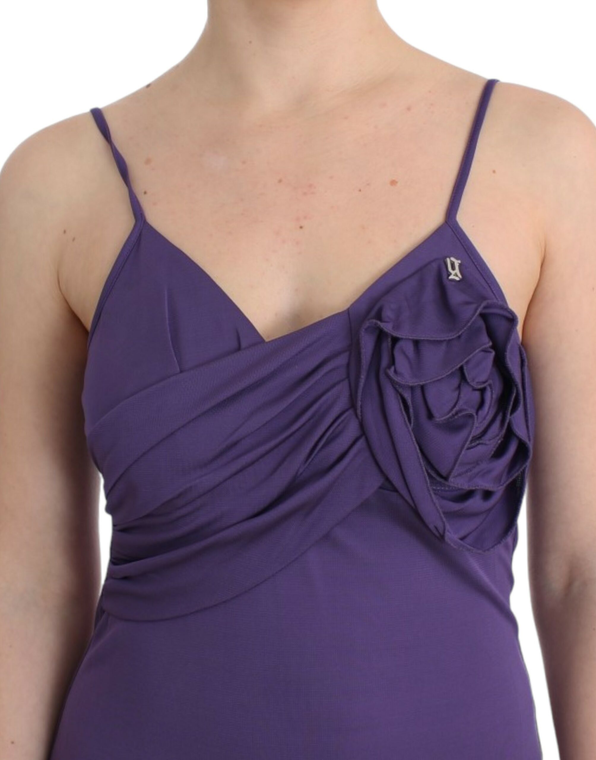 Buy Elegant Purple Jersey Cocktail Dress by John Galliano