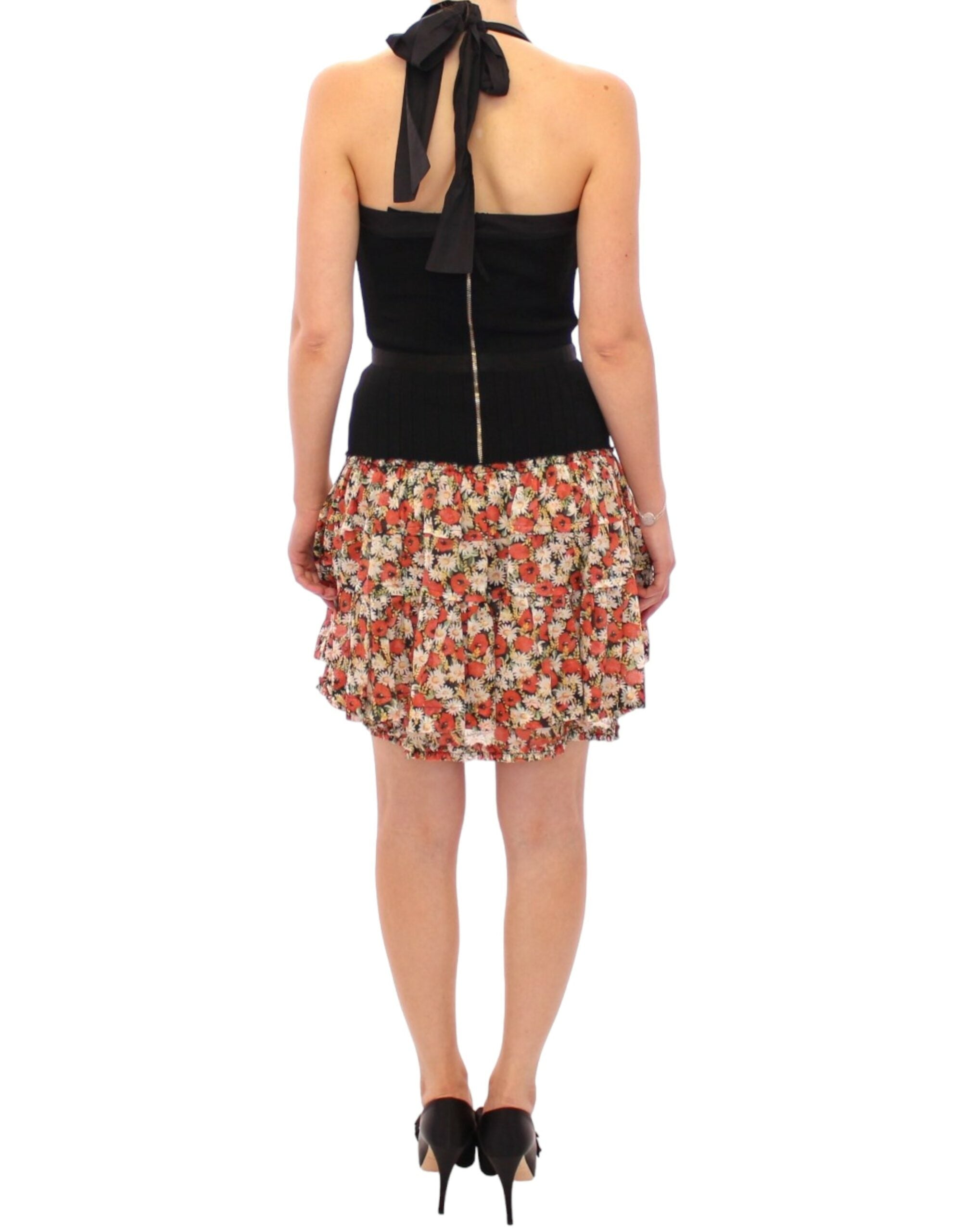 Buy Elegant Floral Halterneck Bubble Dress by Dolce & Gabbana