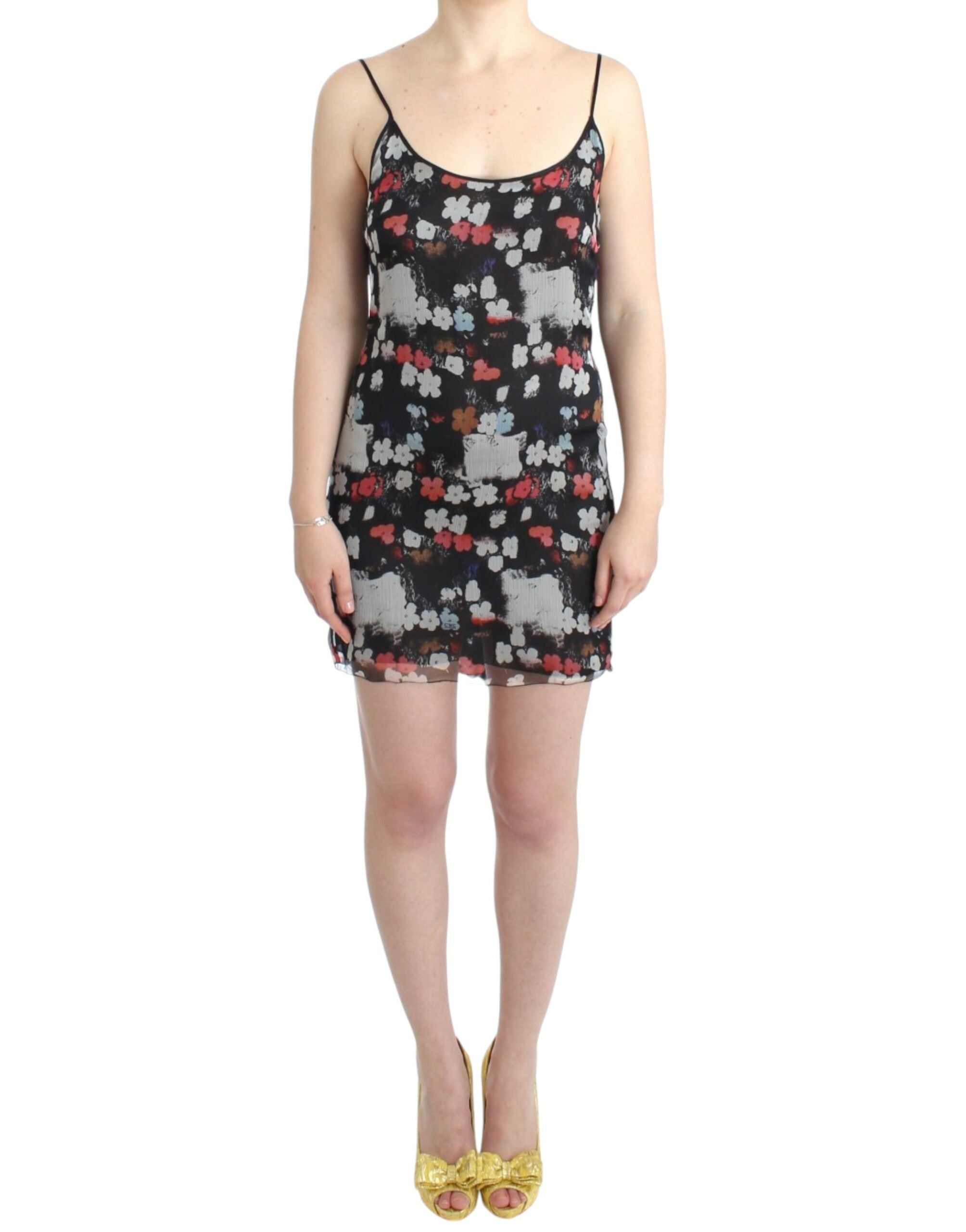 Buy Multicolor Silk Floral Mini Dress by Costume National