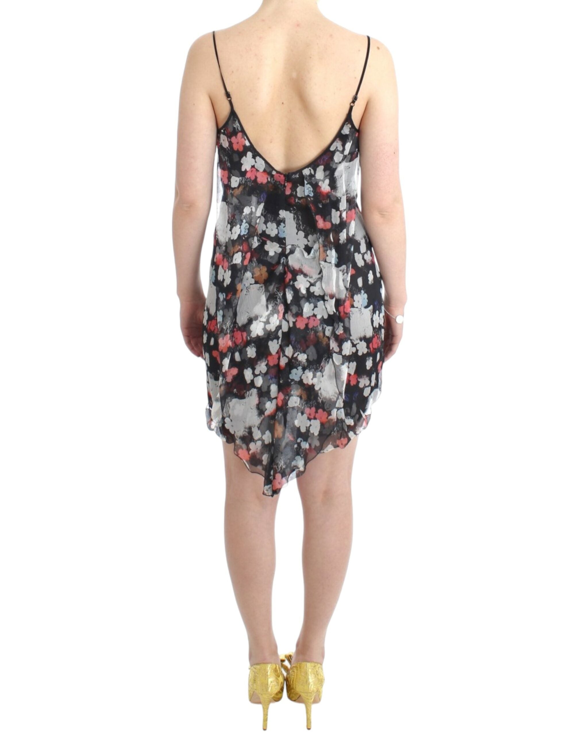 Buy Multicolor Silk Floral Mini Dress by Costume National