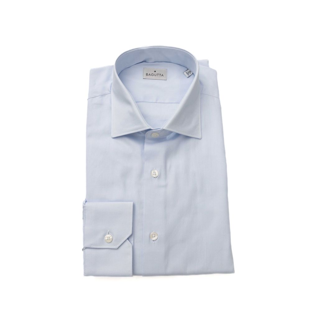 Light Blue Cotton Mens Shirt