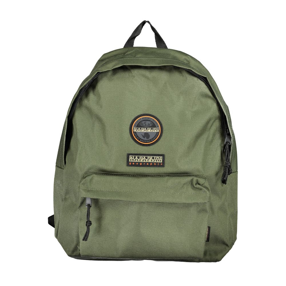 Green Cotton Men Backpack