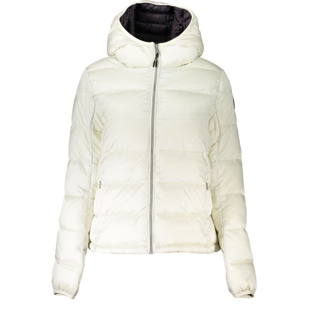 White Polyamide Women Jacket