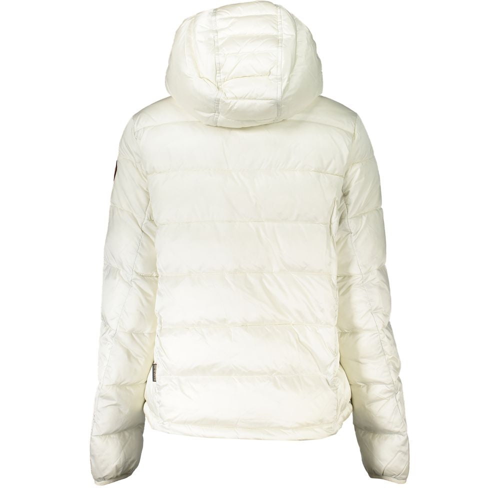 White Polyamide Women Jacket