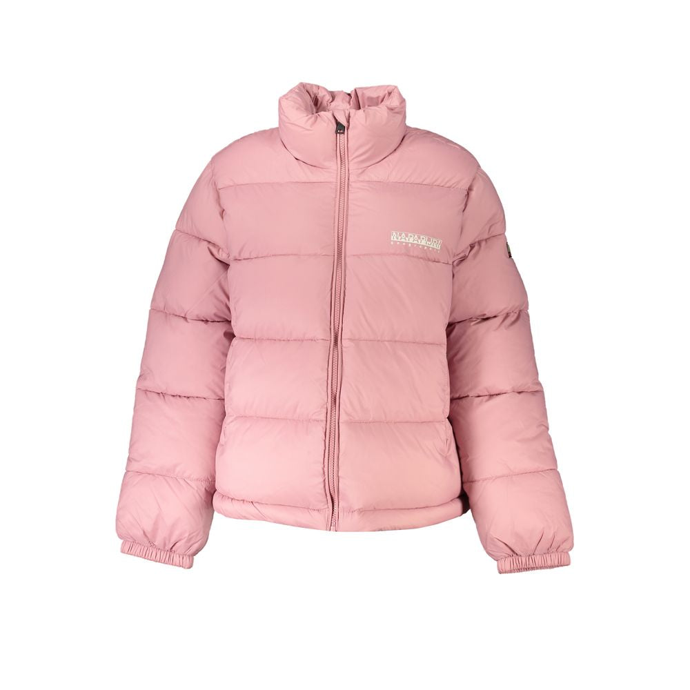 Pink Polyamide Women Jacket