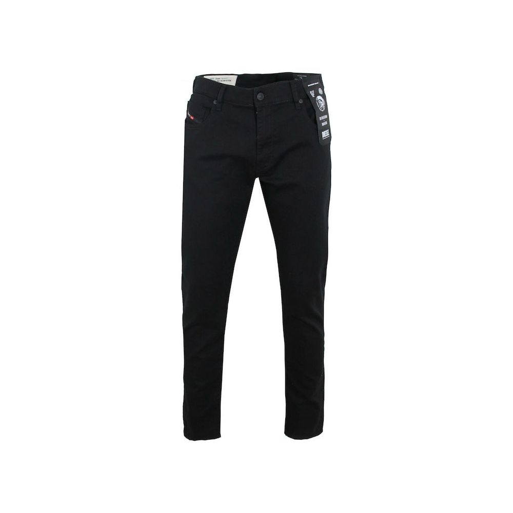 Black Cotton Jeans & Pant