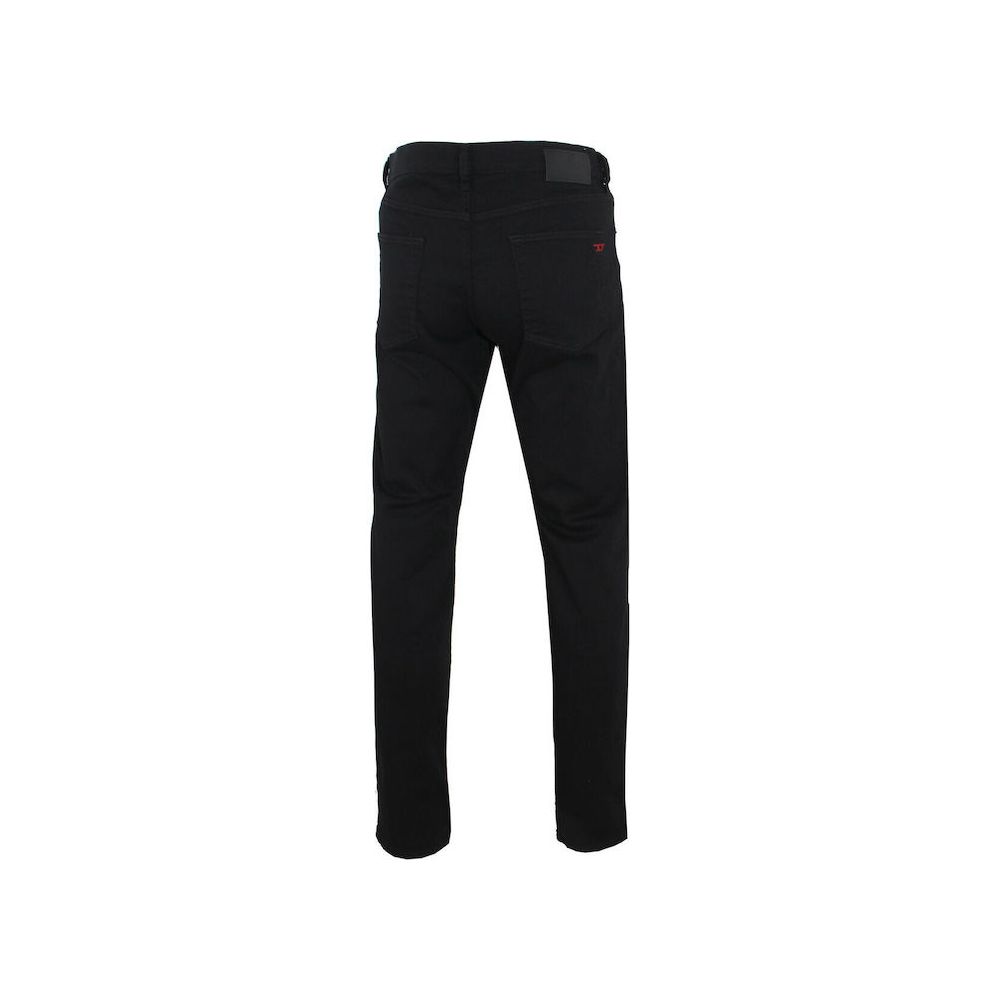 Black Cotton Jeans & Pant