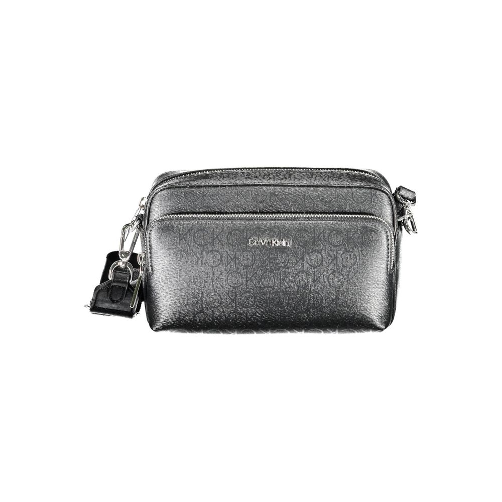 Black Polyester Handbag