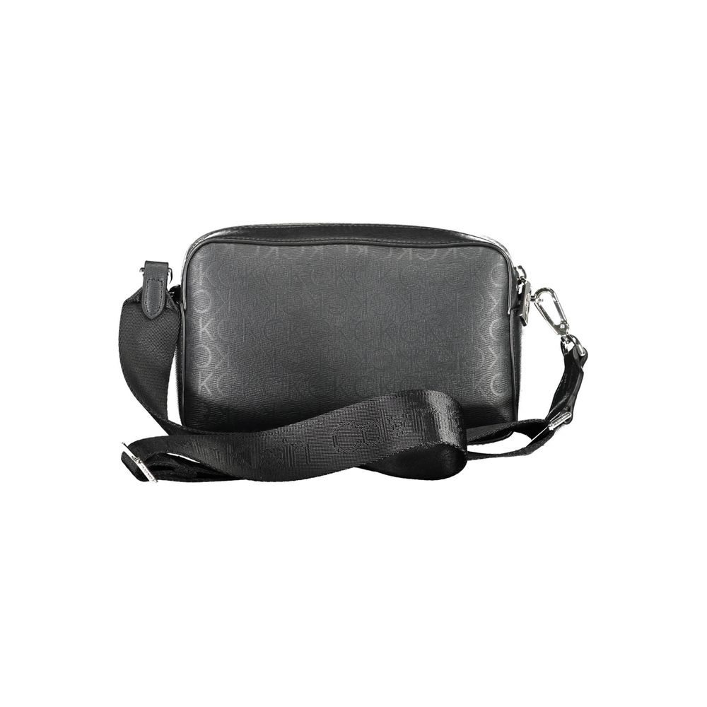 Black Polyester Handbag