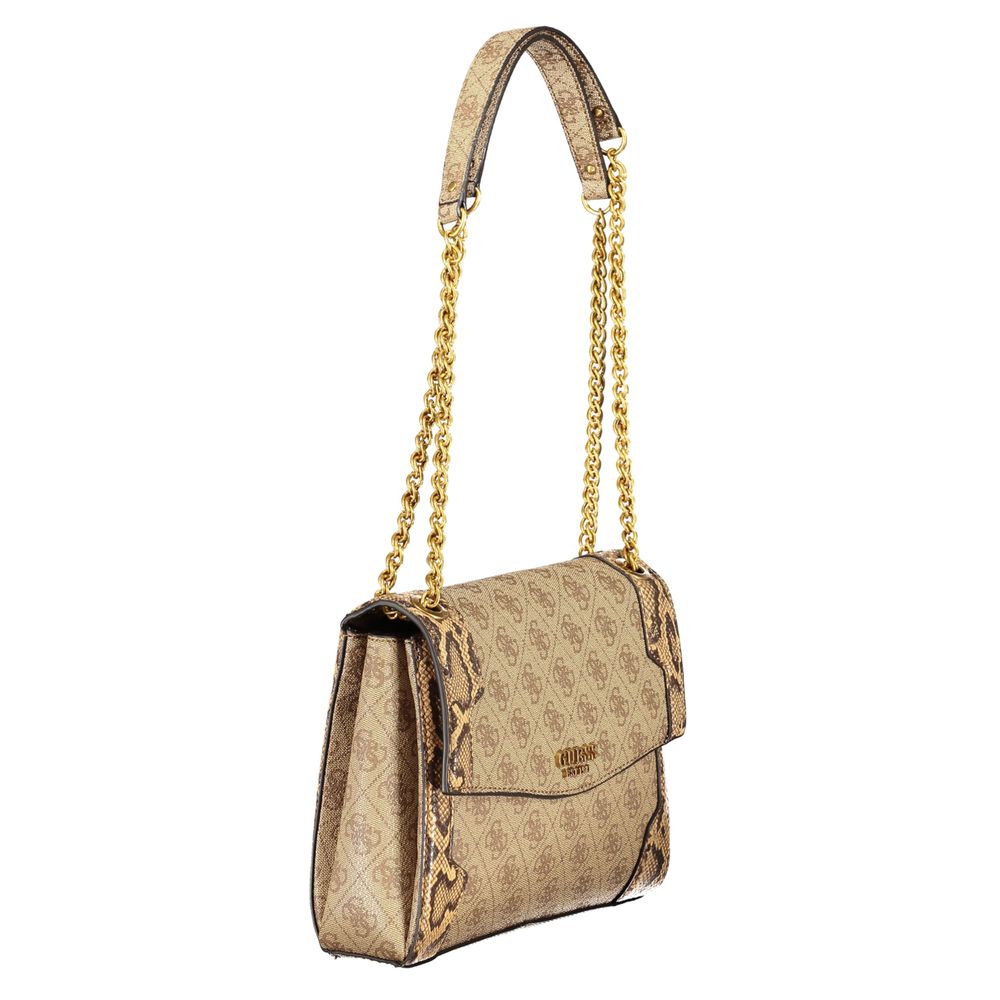 Beige Polyethylene Handbag