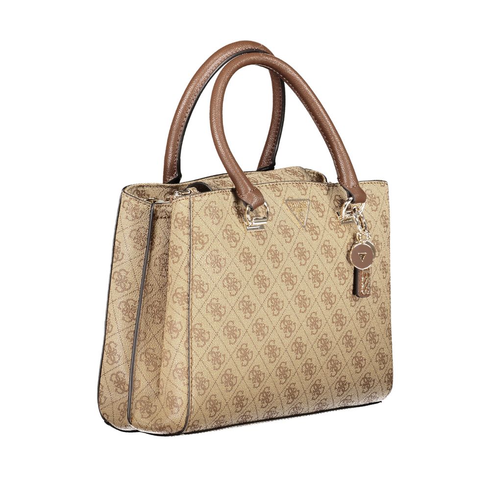 Beige Polyethylene Handbag