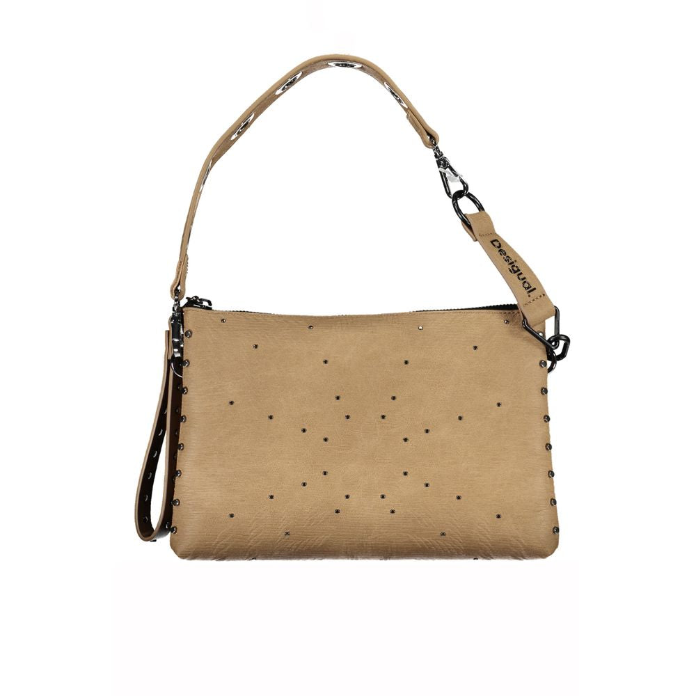 Beige Polyethylene Handbag