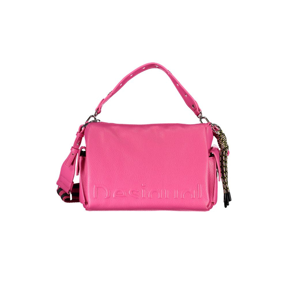 Pink Polyethylene Handbag