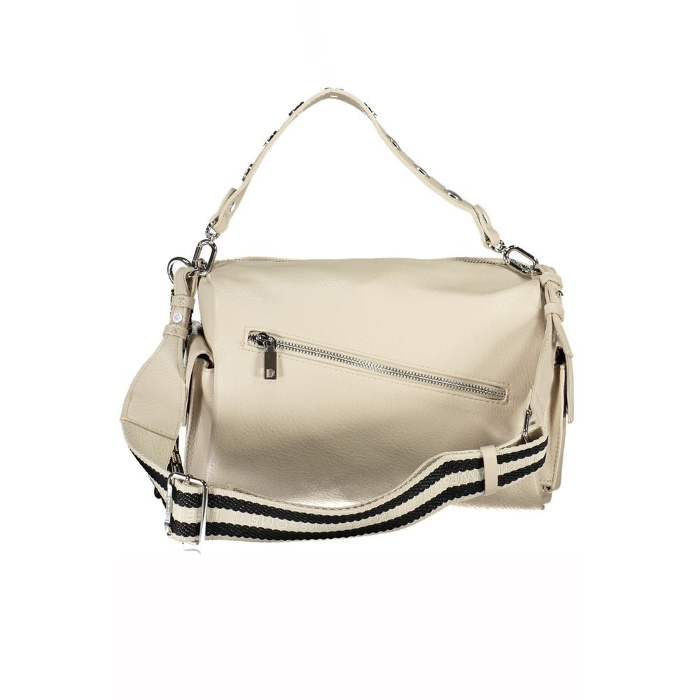 Beige Polyethylene Handbag