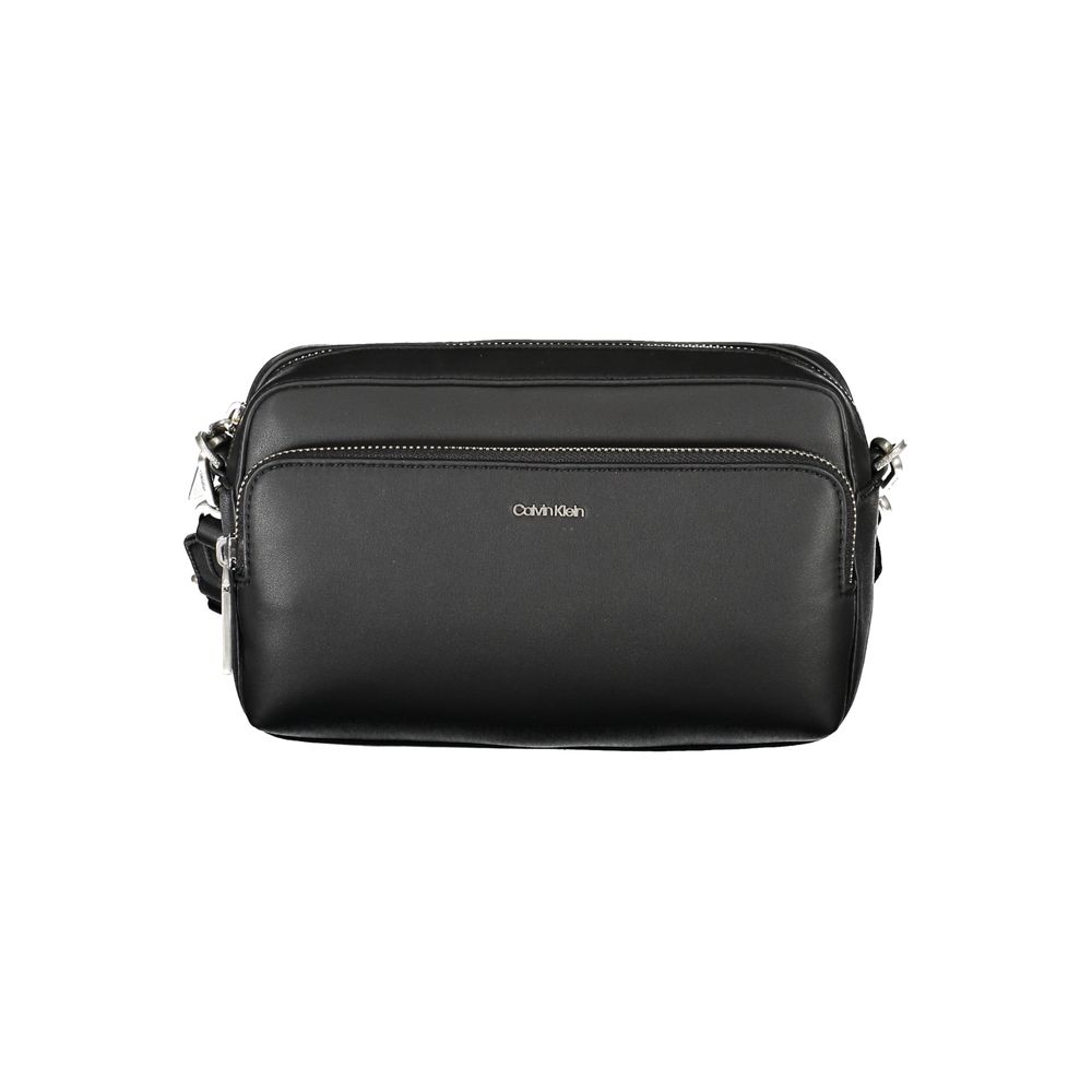 Black Polyester Handbag