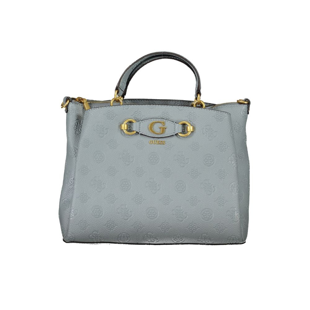 Light Blue Polyethylene Handbag