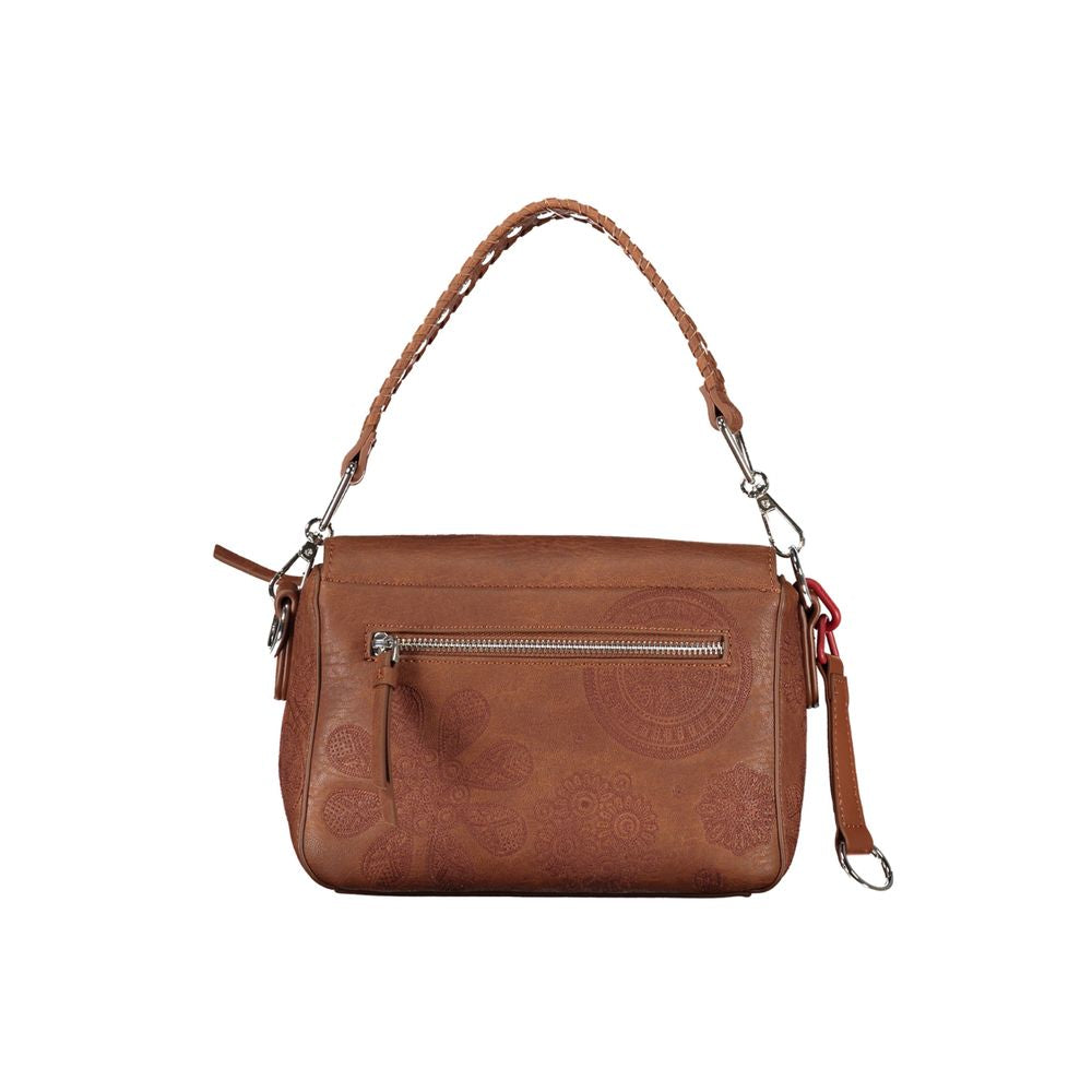 Brown Polyethylene Handbag