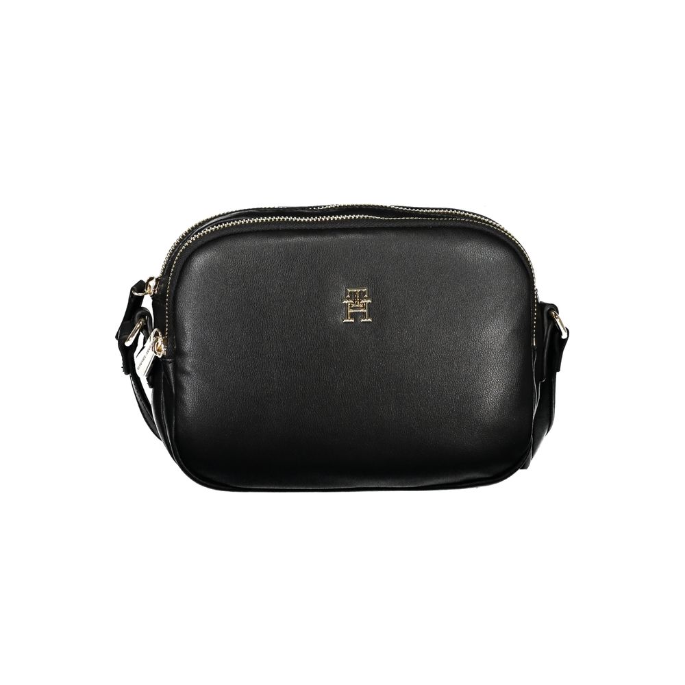 Black Polyester Handbag