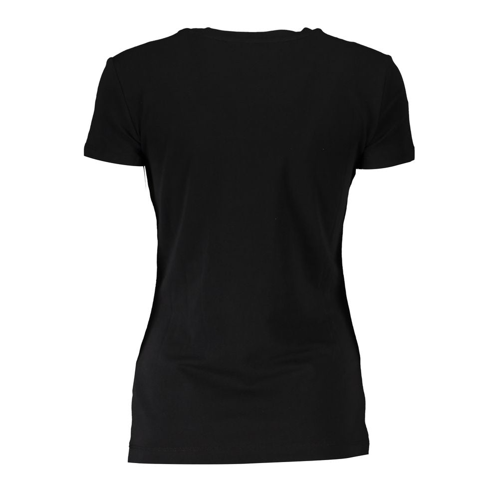 Black Cotton Tops & T-Shirt