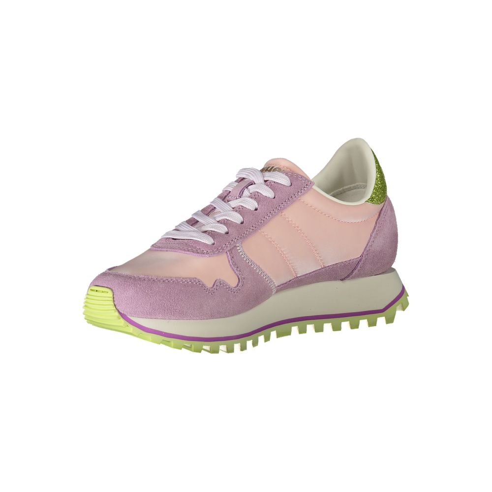 Pink Polyester Sneaker