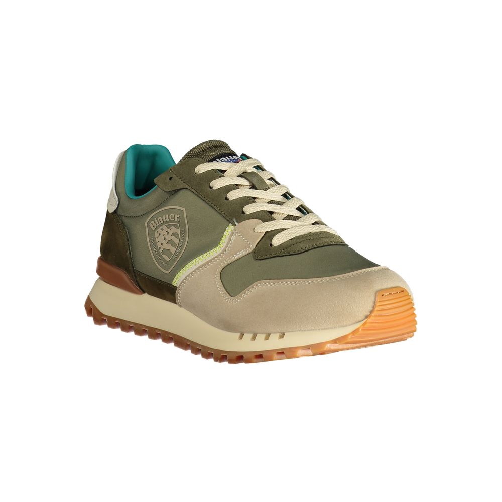 Green Polyester Sneaker