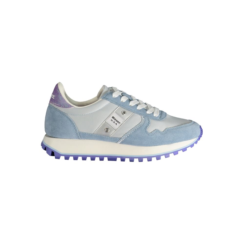 Light Blue Polyester Sneaker