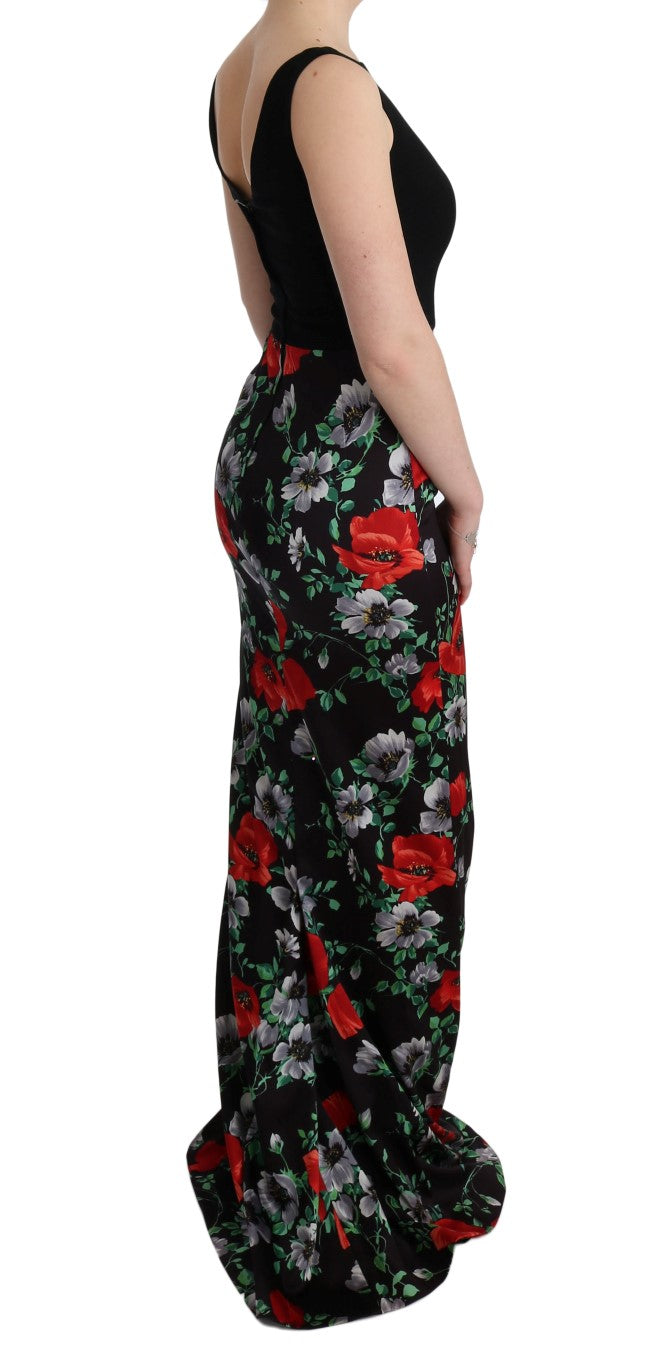 Buy Elegant Floral Sheath Gown by Dolce & Gabbana