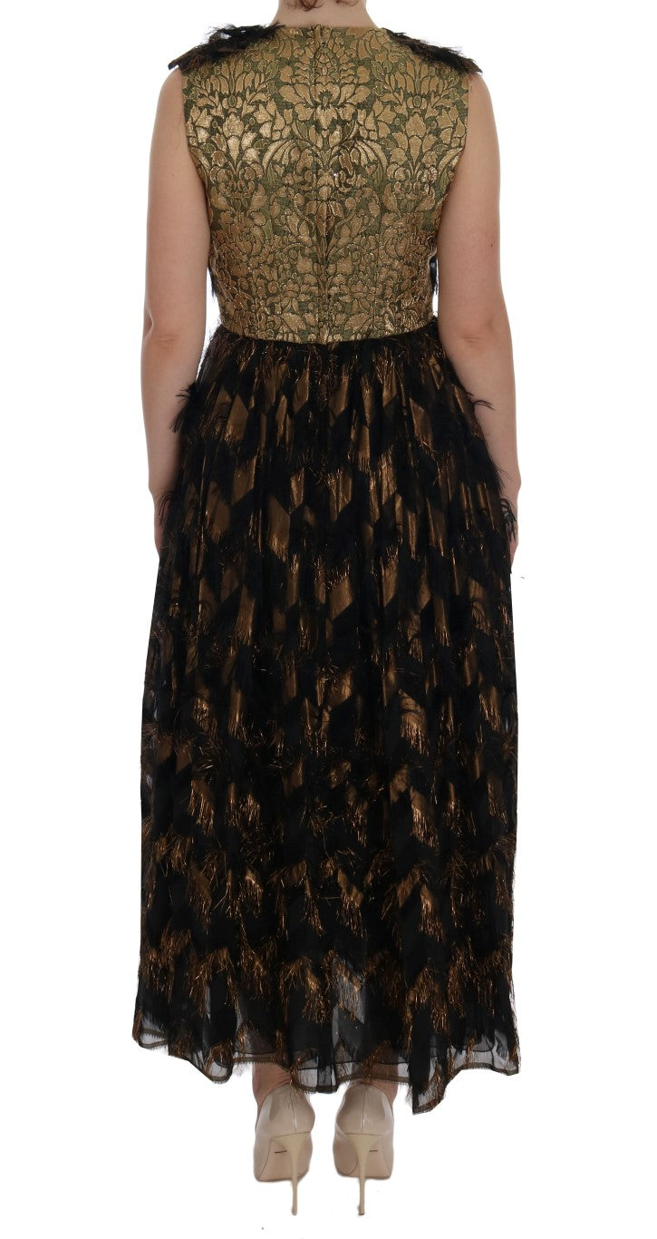 Buy Elegant A-Line Full Length Sleeveless Dress by Dolce & Gabbana