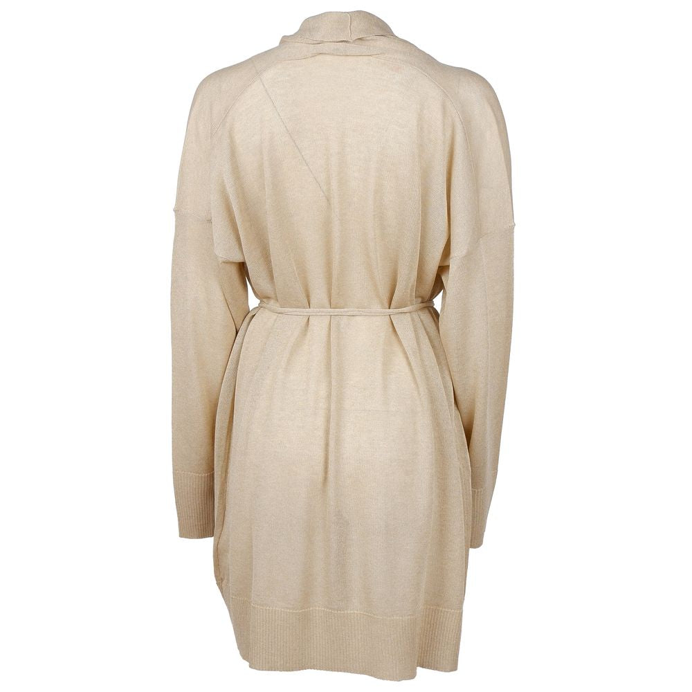 Beige Viscose Dress