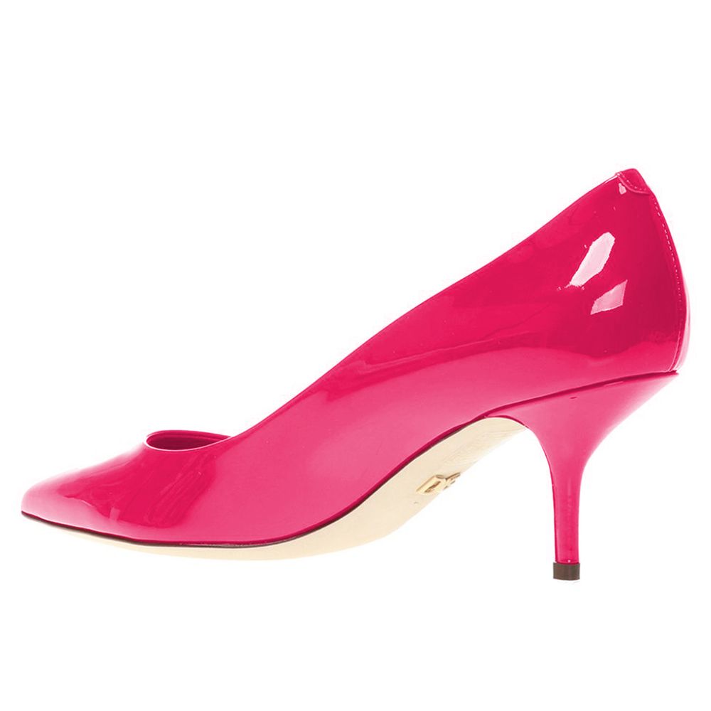 Elegant Fuchsia Patent Calfskin Pumps