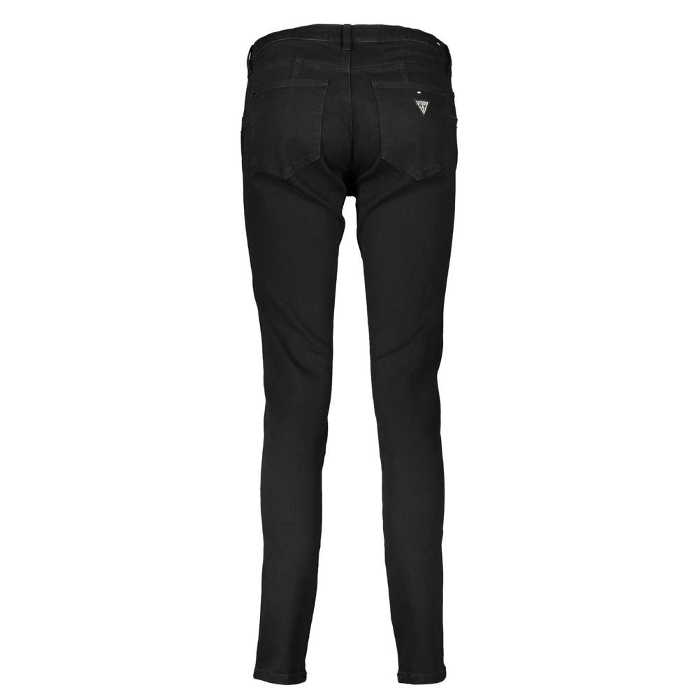 Black Cotton Jeans & Pant