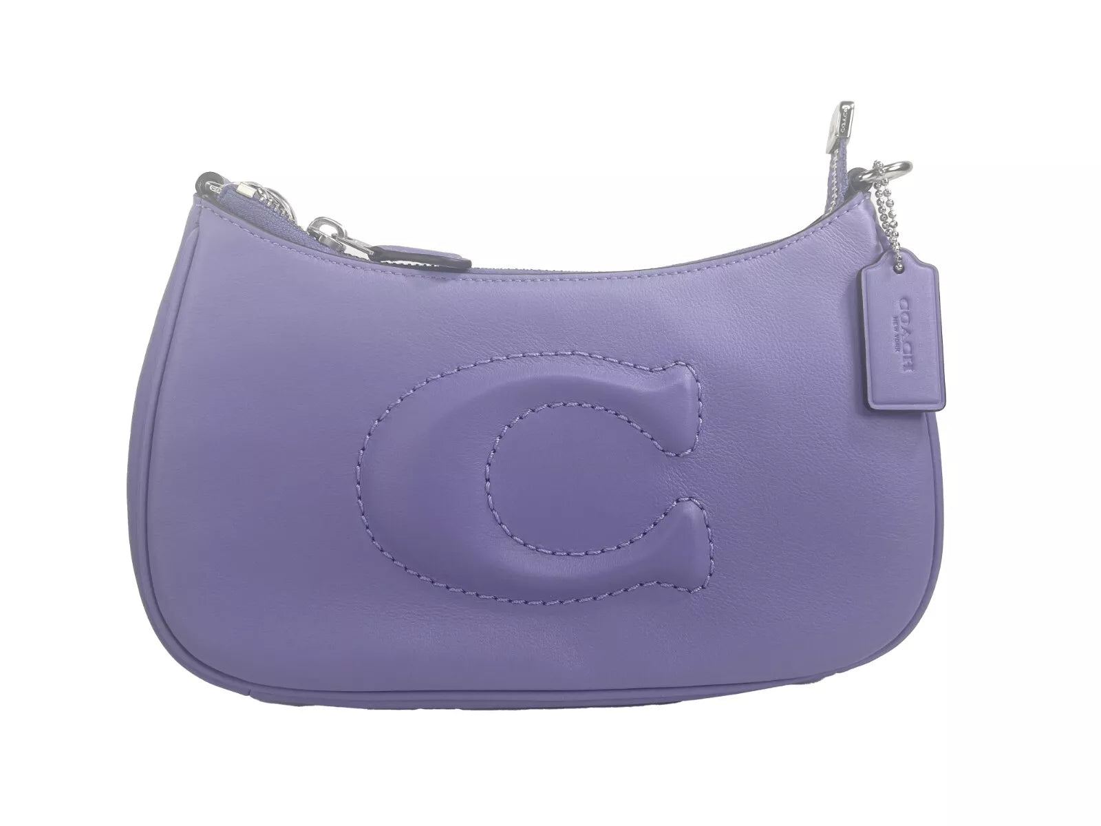 Teri Smooth Leather Crossbody Bag Purse Purple