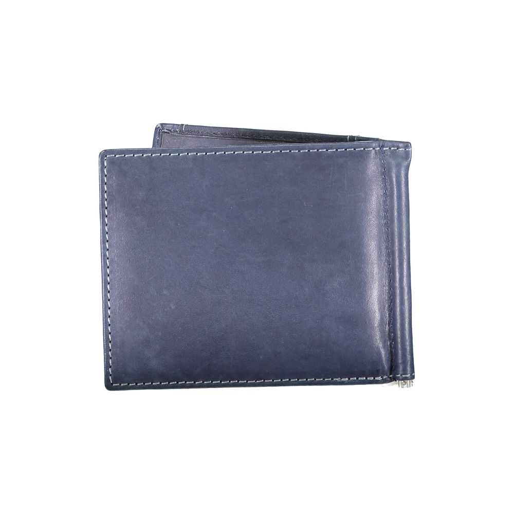 Blue Leather Wallet