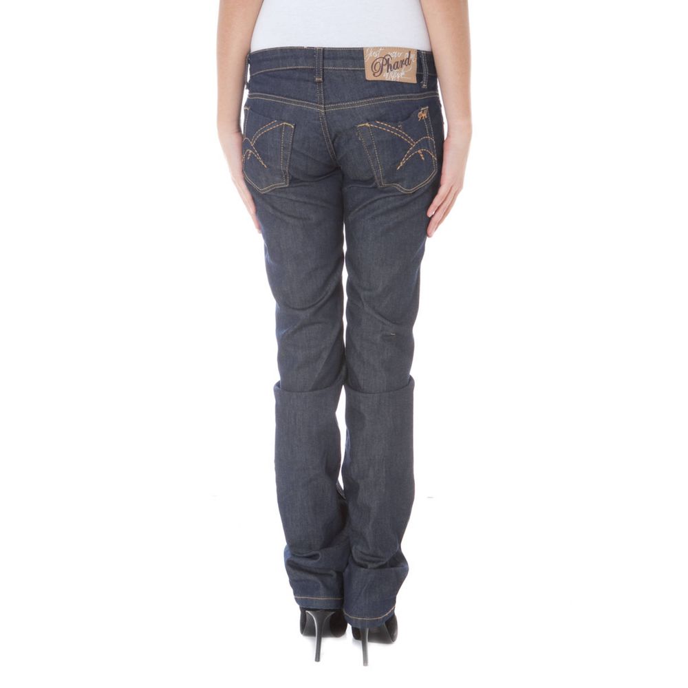 Blue Cotton Jeans & Pant