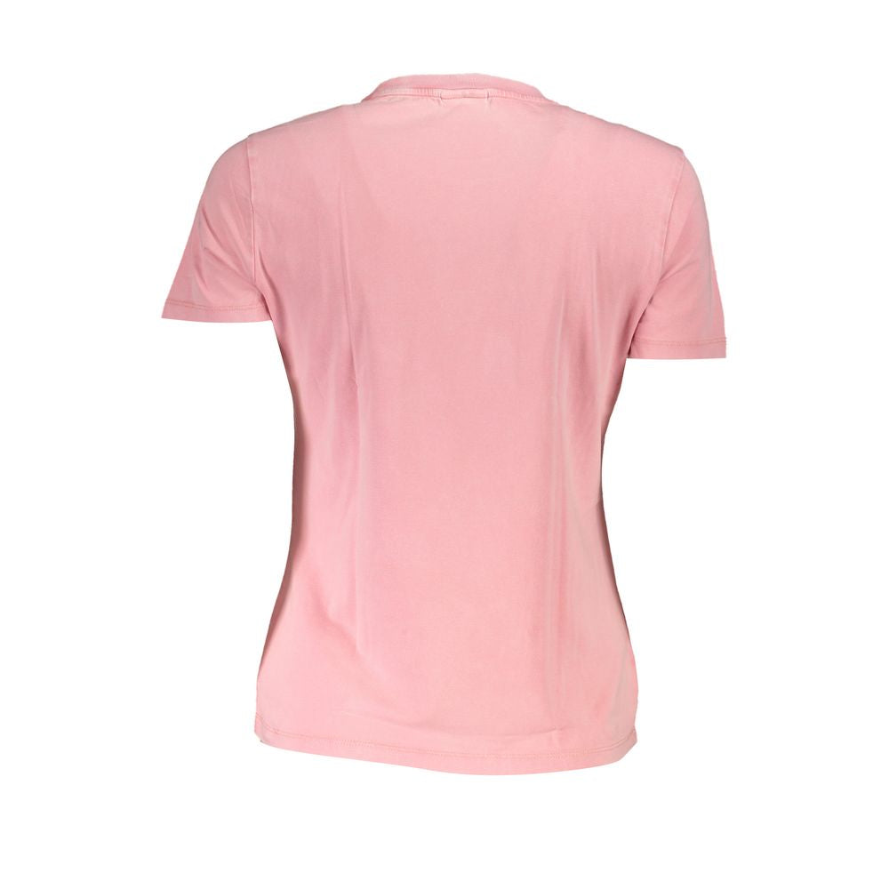 Pink Cotton Tops & T-Shirt