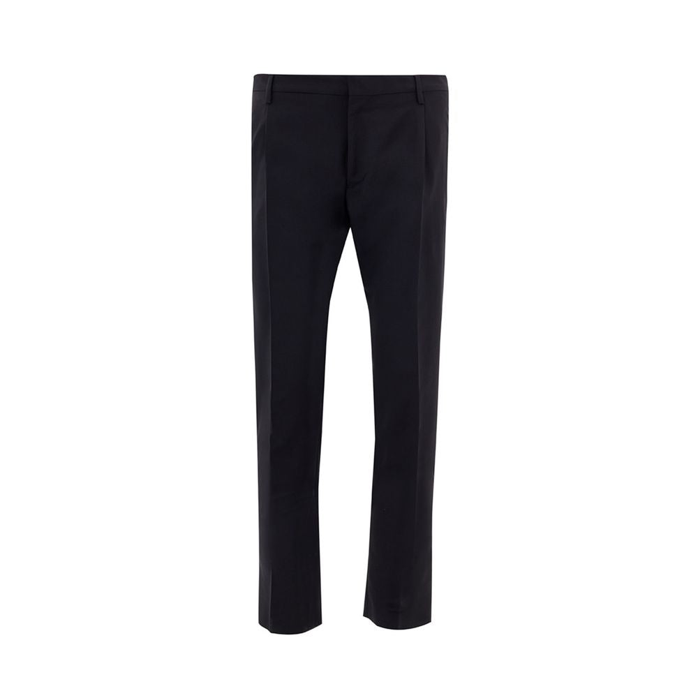 Elegant Black Wool Pants for Men