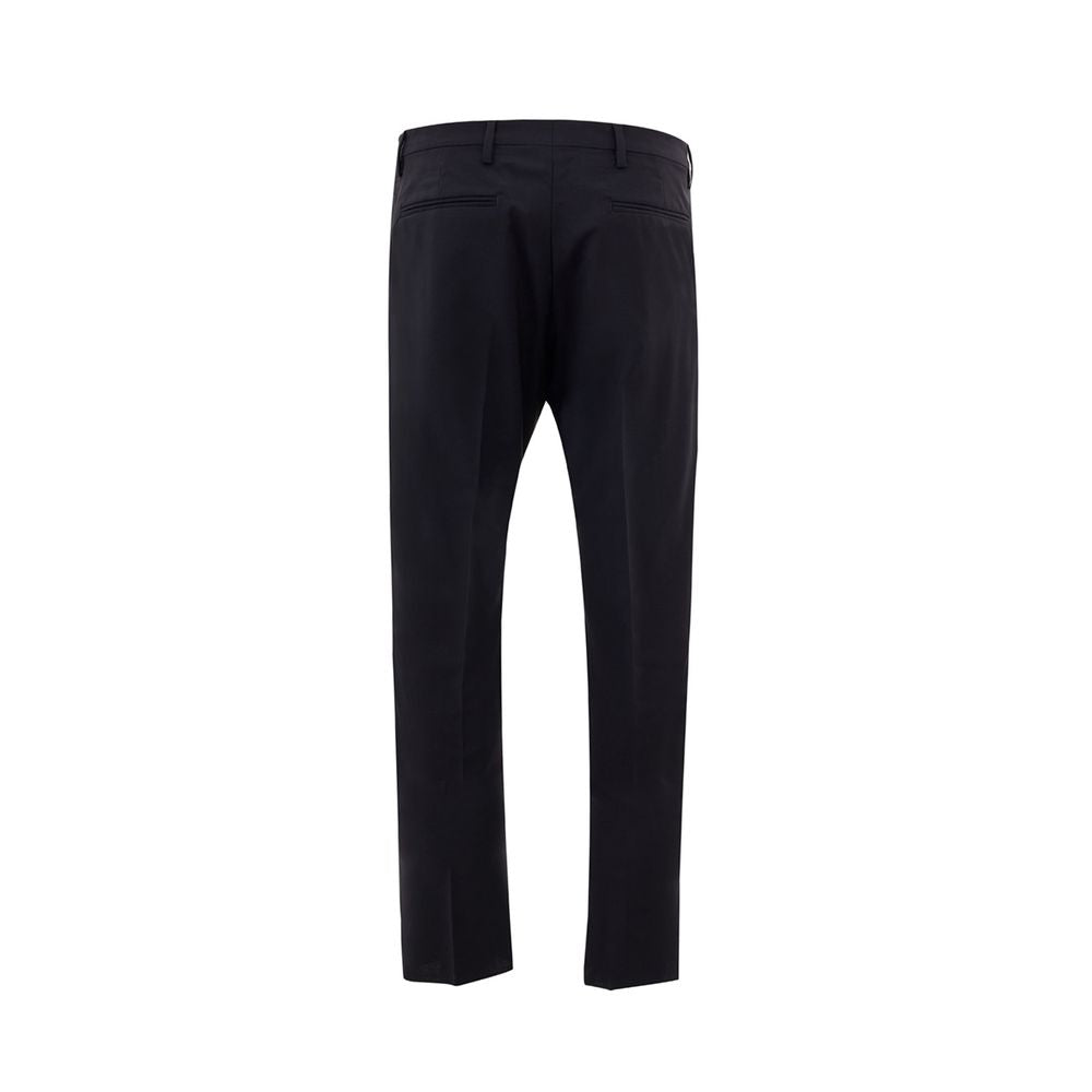 Elegant Black Wool Pants for Men