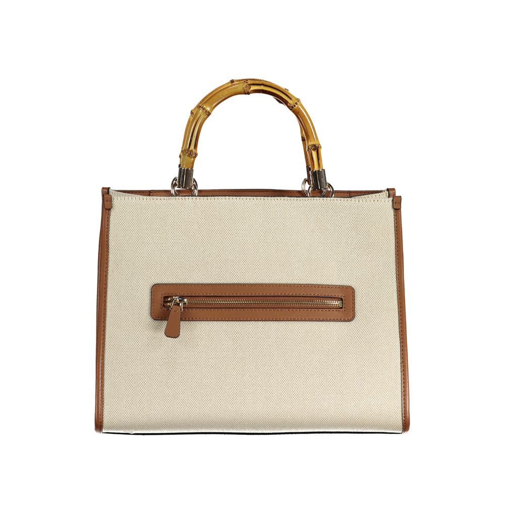 Beige Cotton Handbag