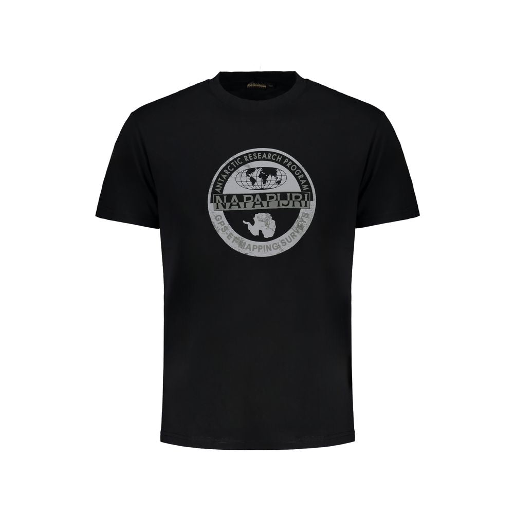 Black Cotton T-Shirt